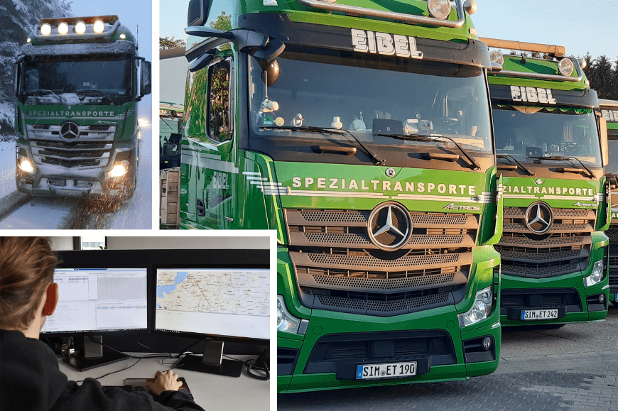 Con el software logístico CarLo hacia un futuro exitoso: La empresa de transportes Eibel confía en el TMS CarLo de Soloplan