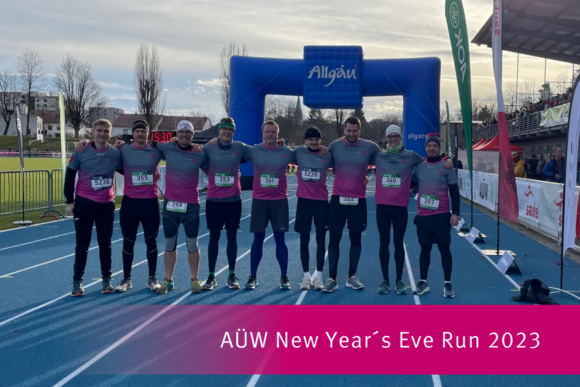 Group photo of the participants of the New Year's Eve run